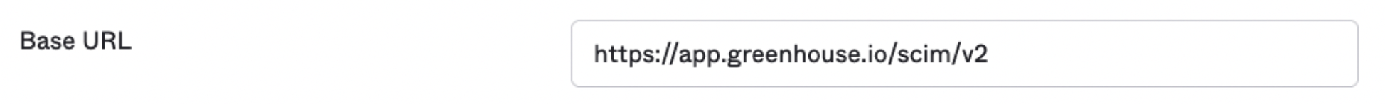 Screenshot of the base URL field in okta