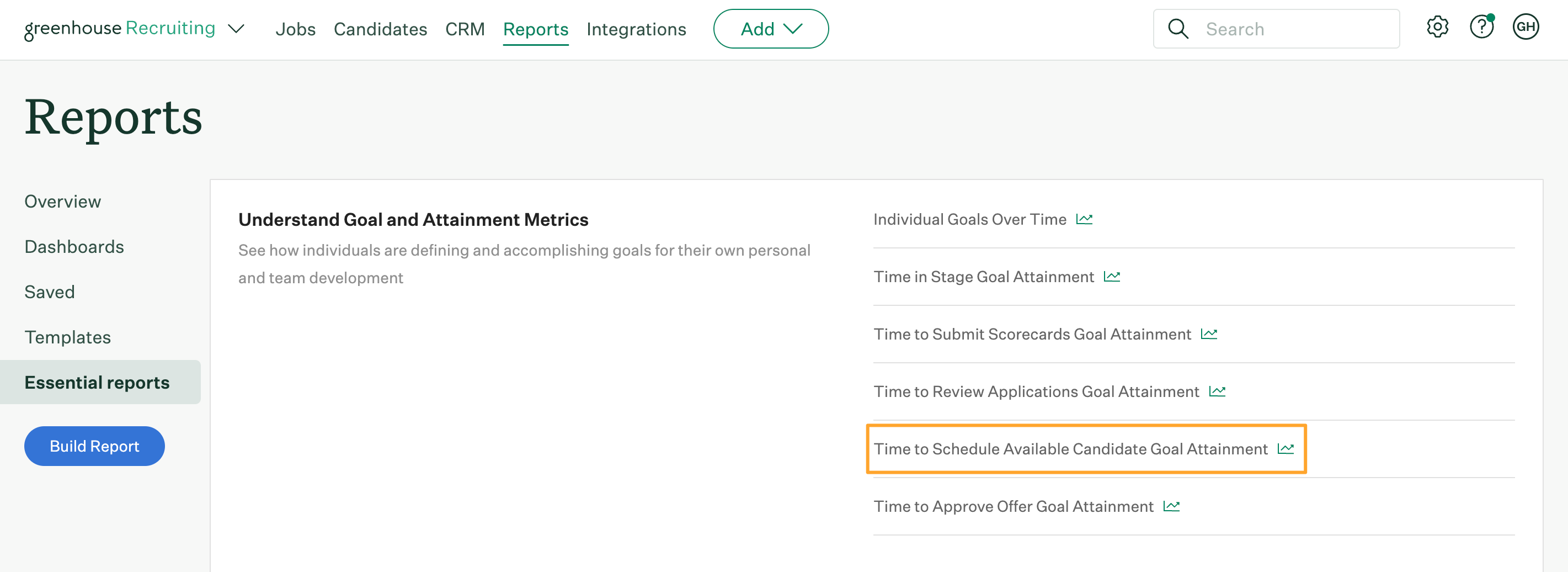 Time-to-schedule-available-candidate-goal-attainment-report-highlighted-on-essential-reports-page.png