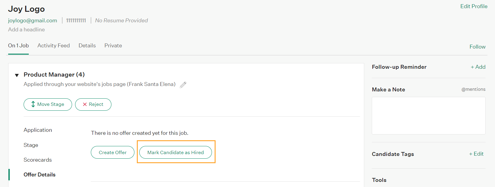 Candidate_job_profile_with_orange_box_highlighting_the_Mark_Candidate_as_Hired_button.png