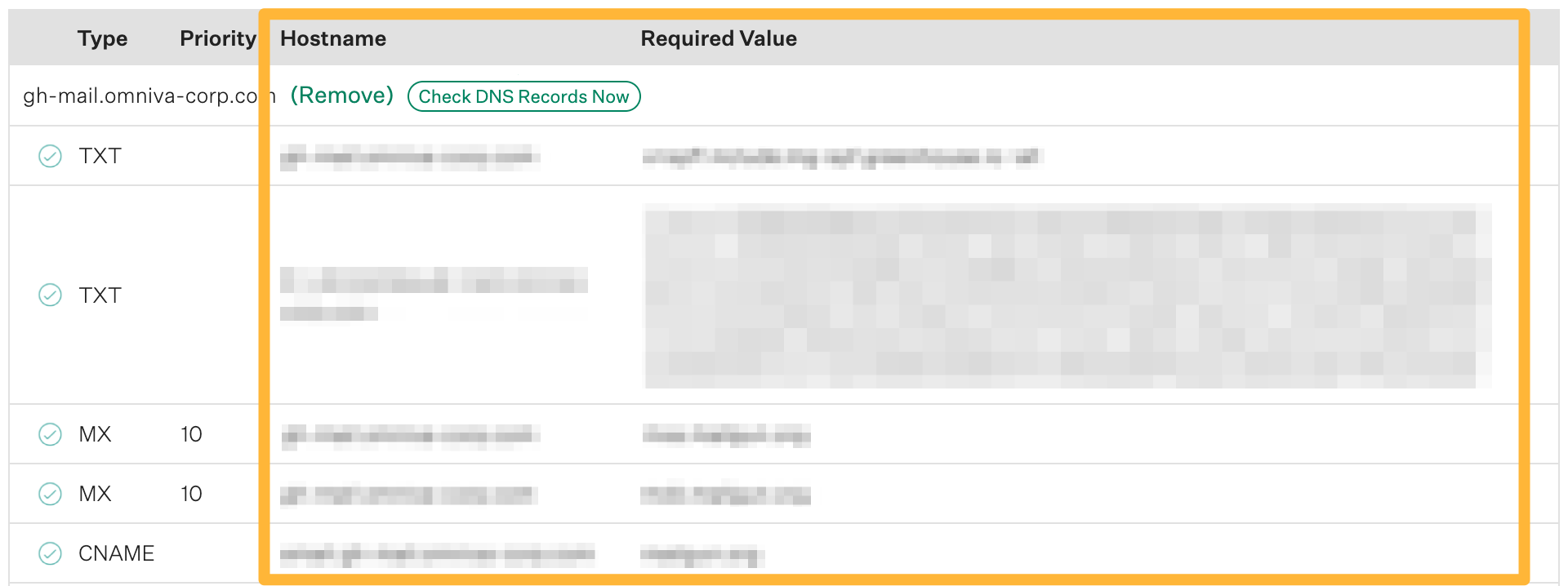 hostname_and_required_value_columns_on_the_email_settings_page_-_values_are_blurred.png