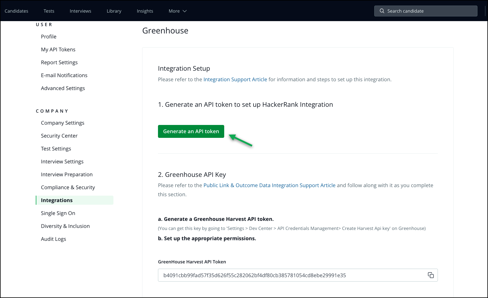 Logging into a HackerRank Test – HackerRank Candidates