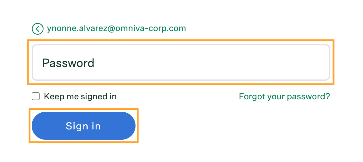 Greenhouse Onboarding login page with password field and Sign in button highlighted