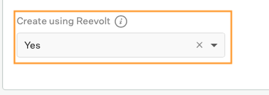 A custom job field named Create using Reevolt is set to yes