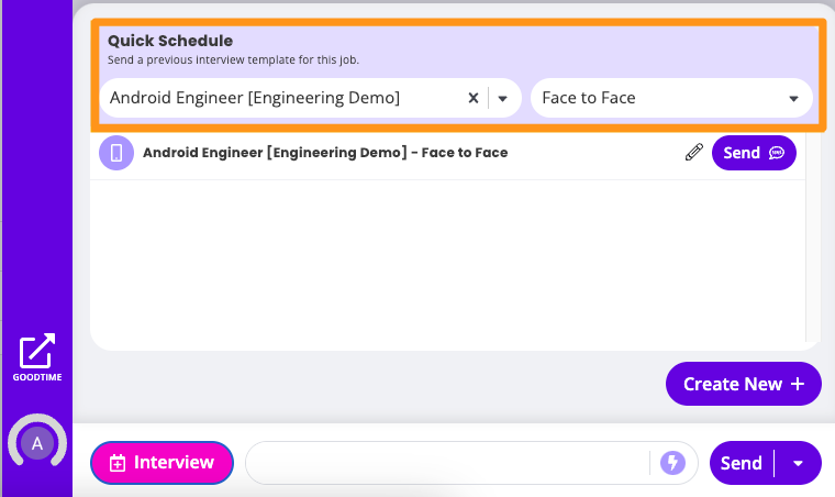 Goodtime Quick schedule panel.png