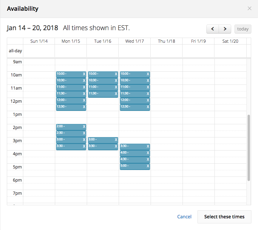 time zone scheduler