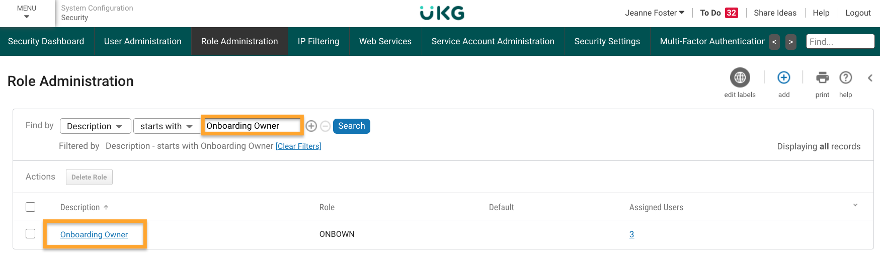 UKG Pro Onboarding shows an example URl highlighted