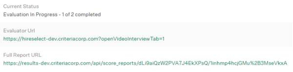 Greenhouse custom fields showing video interview status fields