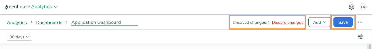 Save button with unsaved changes counter