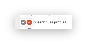 Filter set to exclusion mode