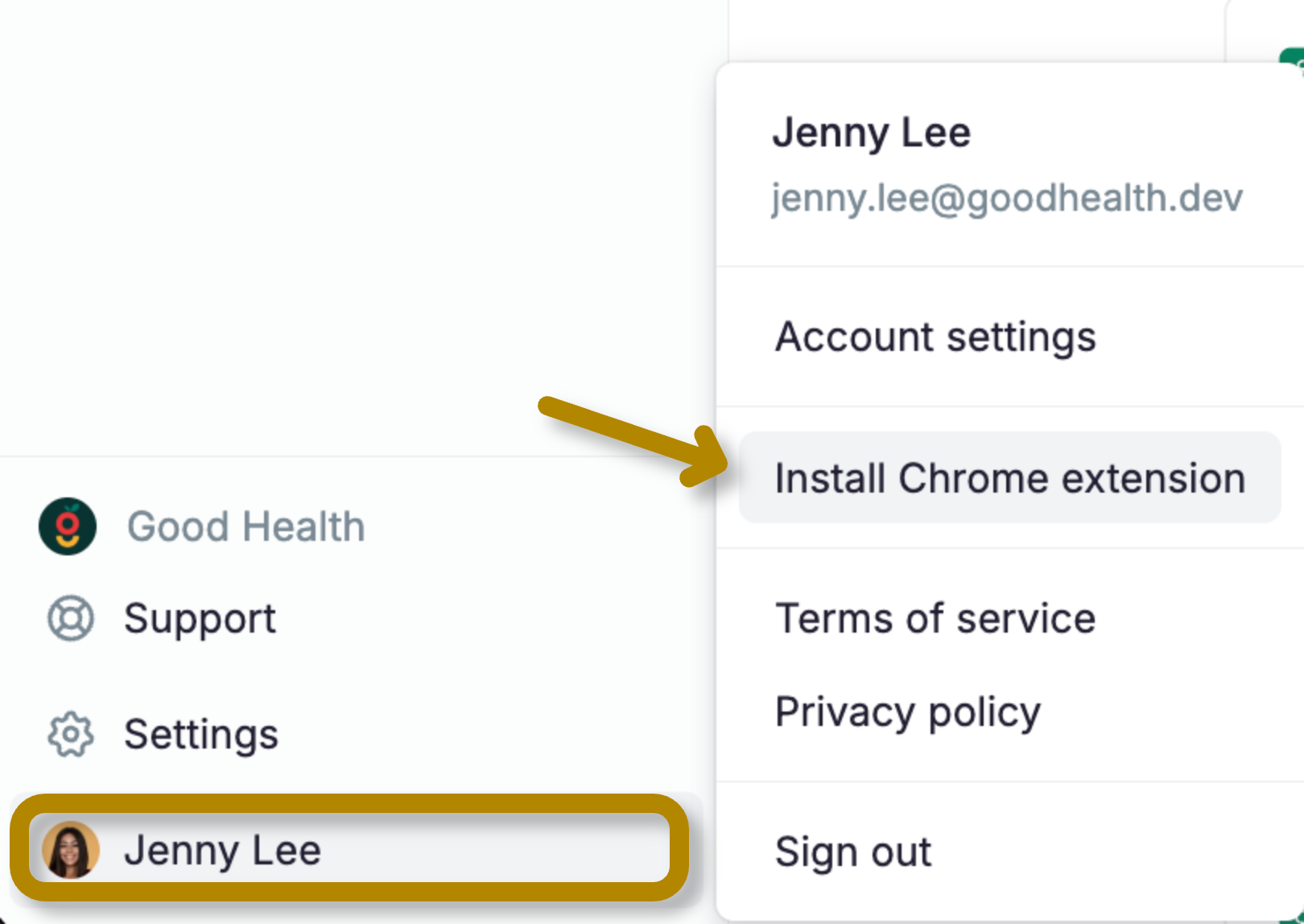 Guide extension listing in the Chrome Web Store
