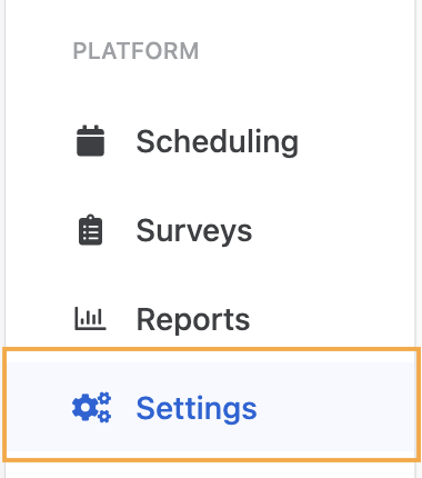 Paylocity + Grayscale Settings menu