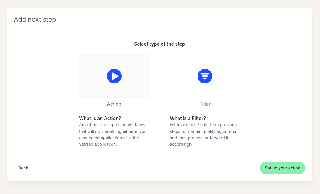 Get steps configuration in a Starred workflow