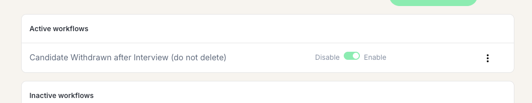 Save and enable the Starred workflow