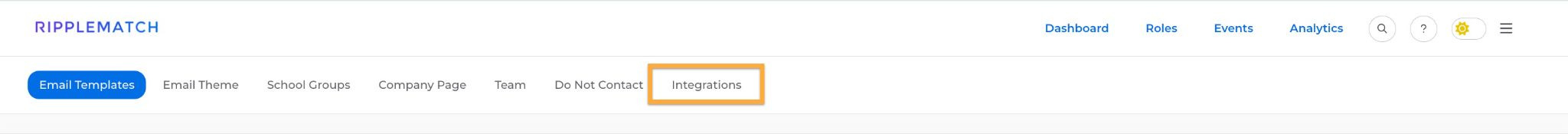 RippleMatch listed on the Greenhouse Integrations page