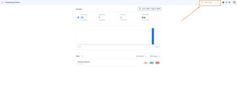 Search Jobs button on the Brainner dashboard