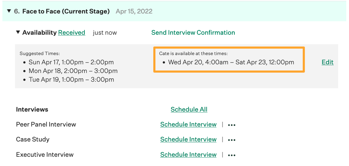 Time Zones for Live Video Interview Activities - Recollective