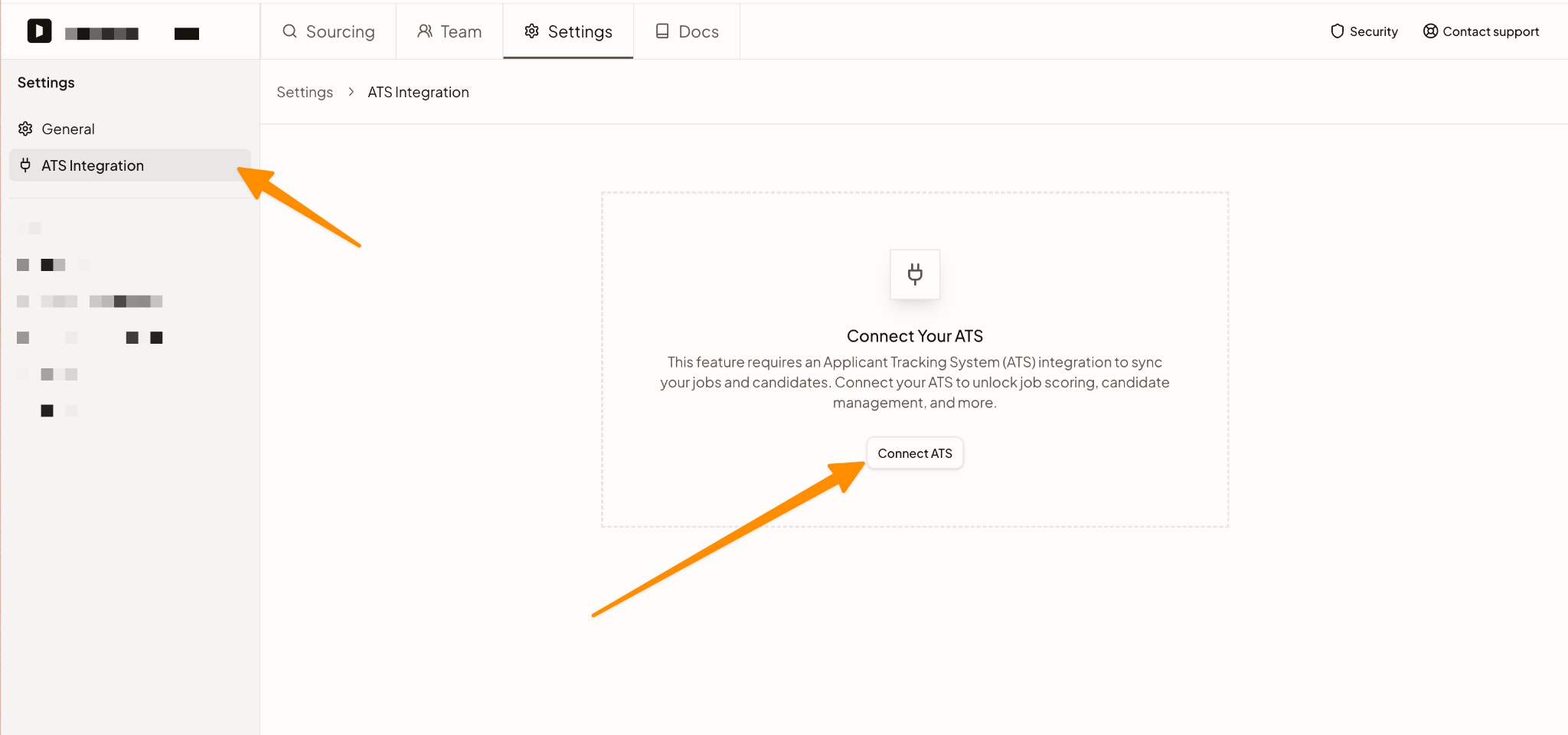 Nova's Integrations settings, with Greenhouse selected.