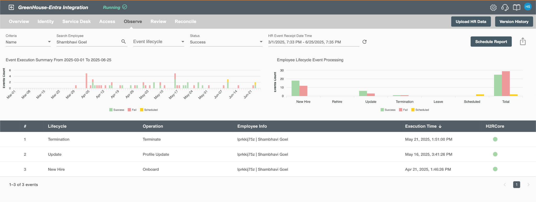 Additional Identity Platform user details view
