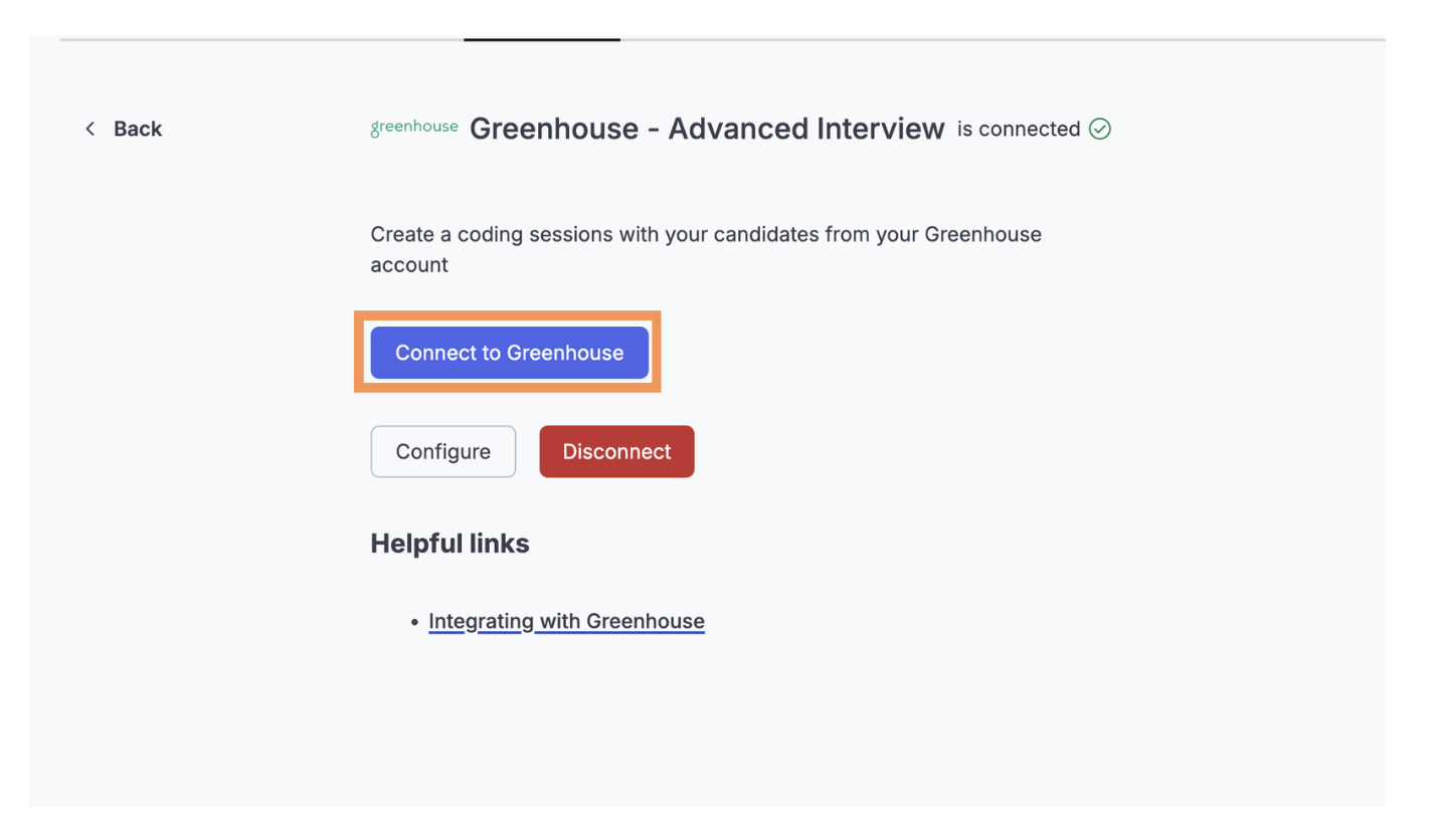 Greenhouse OAuth authorization page for Codility