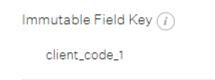 Immutable Field Key example