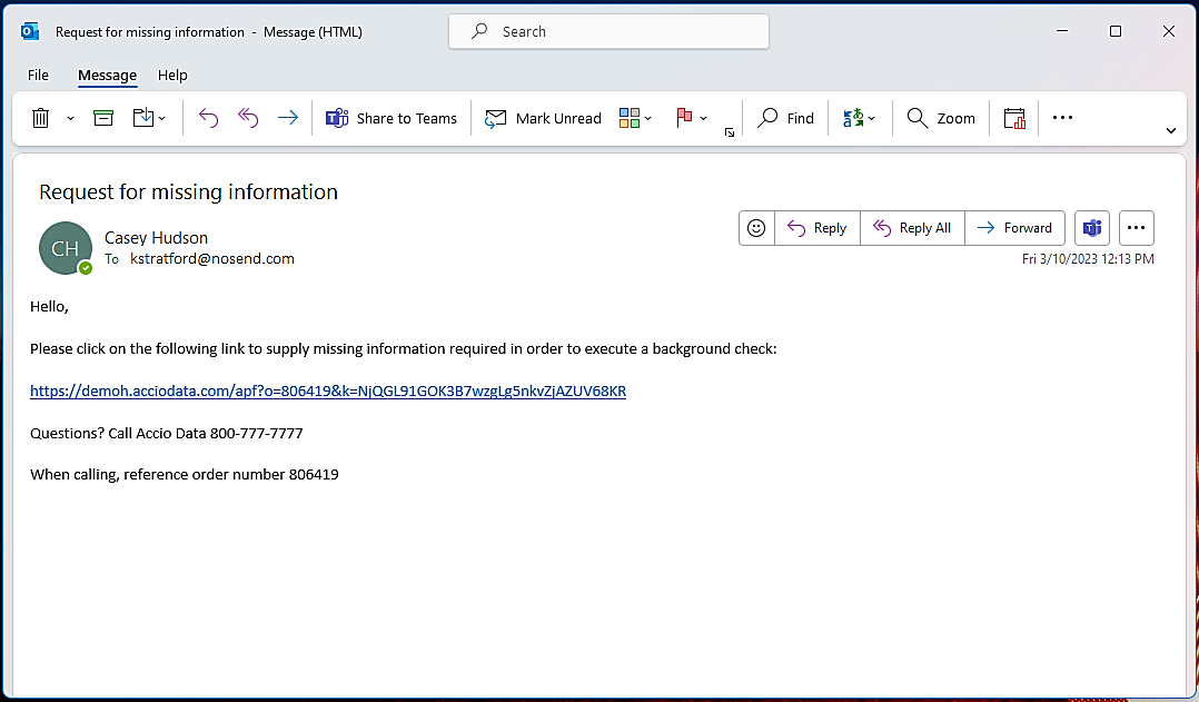 AB Global candidate portal invitation