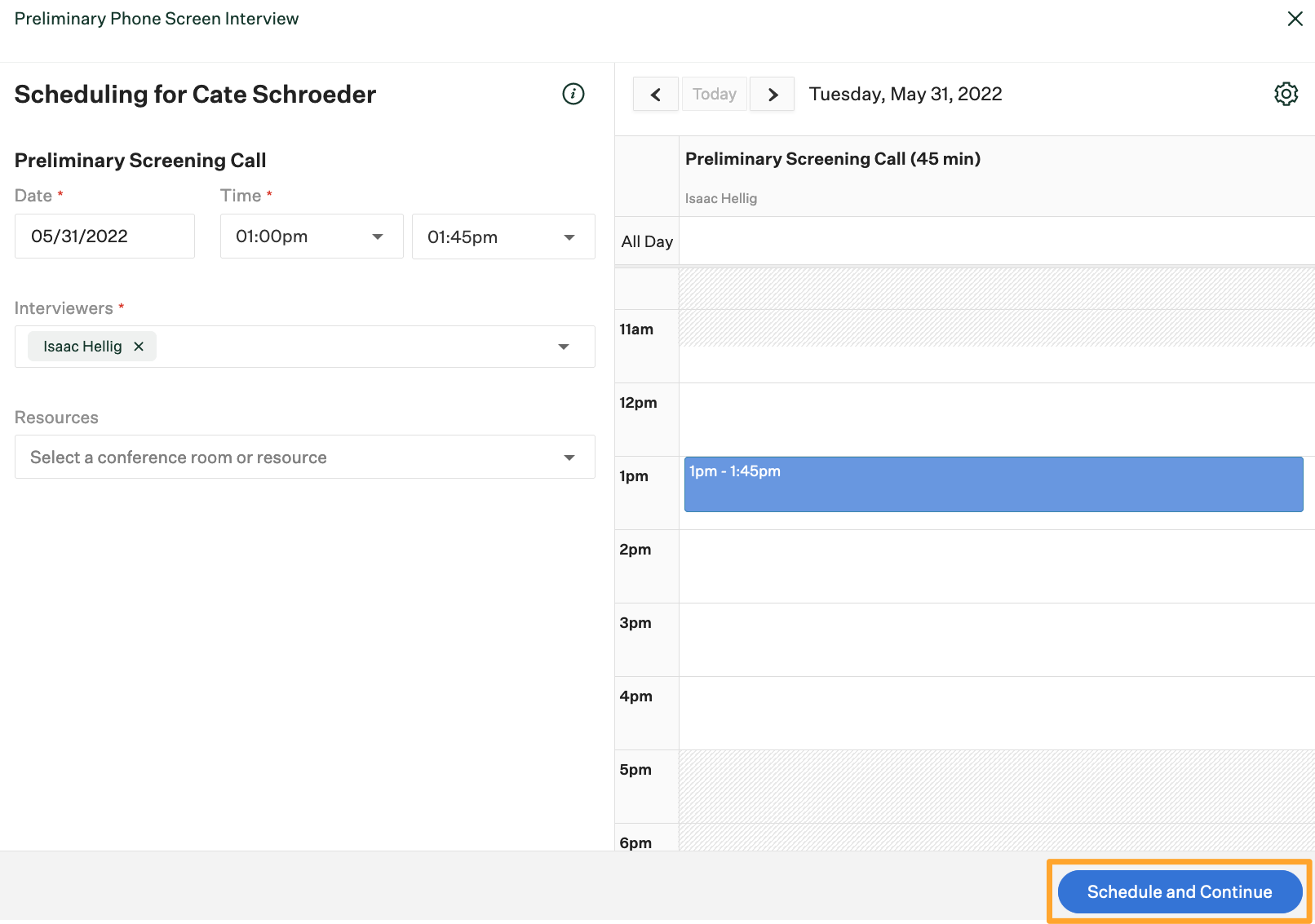 Reschedule an interview Google Calendar Greenhouse Support