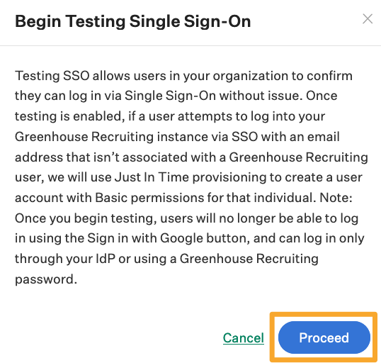 Screenshot of testing window