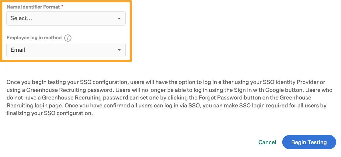 Screenshot of name identifier fields 